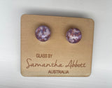 SALE Samantha Abbott Glass Jewellery - Purple  Collection-was $29.95 now $18