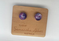 SALE Samantha Abbott Glass Jewellery - Purple  Collection-was $29.95 now $18