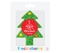 Freckleberry Chocolate- Christmas Green Freckle M&M Tree - Merry Christmas