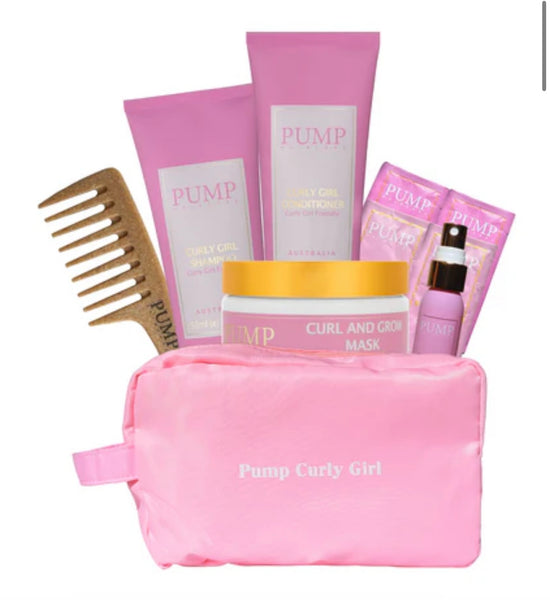 Pump Haircare- curly girl gift set