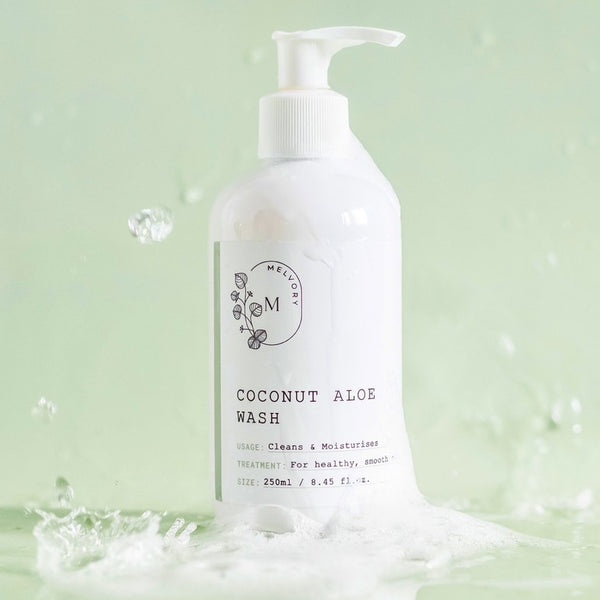SALE - Melvory Coconut aloe wash Was $29.95 each Now $19 each