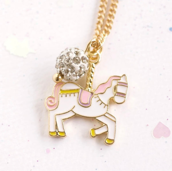 SALE - Lauren Hinkley Unicorn Carousel Gold Necklace was $23.95 now $14.35