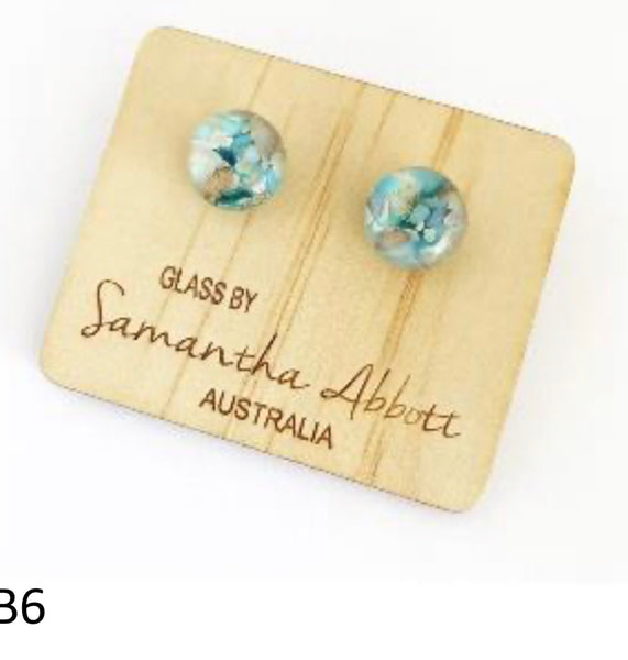 SALE Samantha Abbott Glass Jewellery - Blue Collection was $29.95 now $18