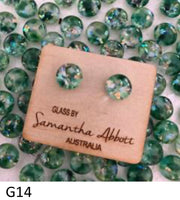 SALE Samantha Abbott Glass Jewellery - Green Collection was $29.95 now $18