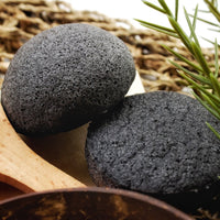 Melvory Charcoal konjac sponge (facial exfoliatior)