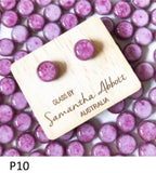 SALE Samantha Abbott Glass Jewellery - Purple  Collection-was $29.95 now $18