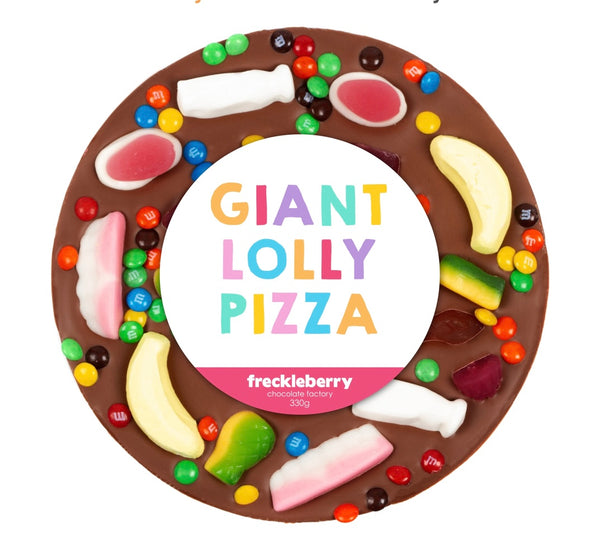 Freckleberry chocolate- Giant Lolly Pizza