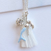 Lauren Hinkley Light Blue Mermaid Necklace