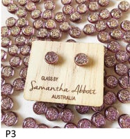 SALE Samantha Abbott Glass Jewellery - Purple  Collection-was $29.95 now $18