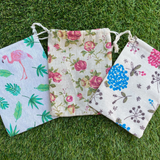 Rustic Peppermint Linen Bags