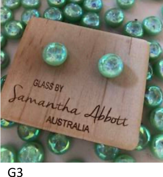 SALE Samantha Abbott Glass Jewellery - Green Collection was $29.95 now $18