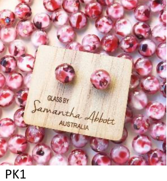 SALE Samantha Abbott Glass Jewellery - Pink Collection was $29.95 now $18